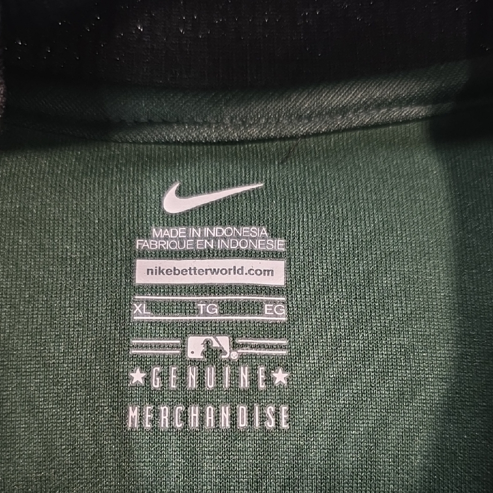 Nike A's Athletics MLB Men's full zip Sweatshirt - Picture 2 of 6